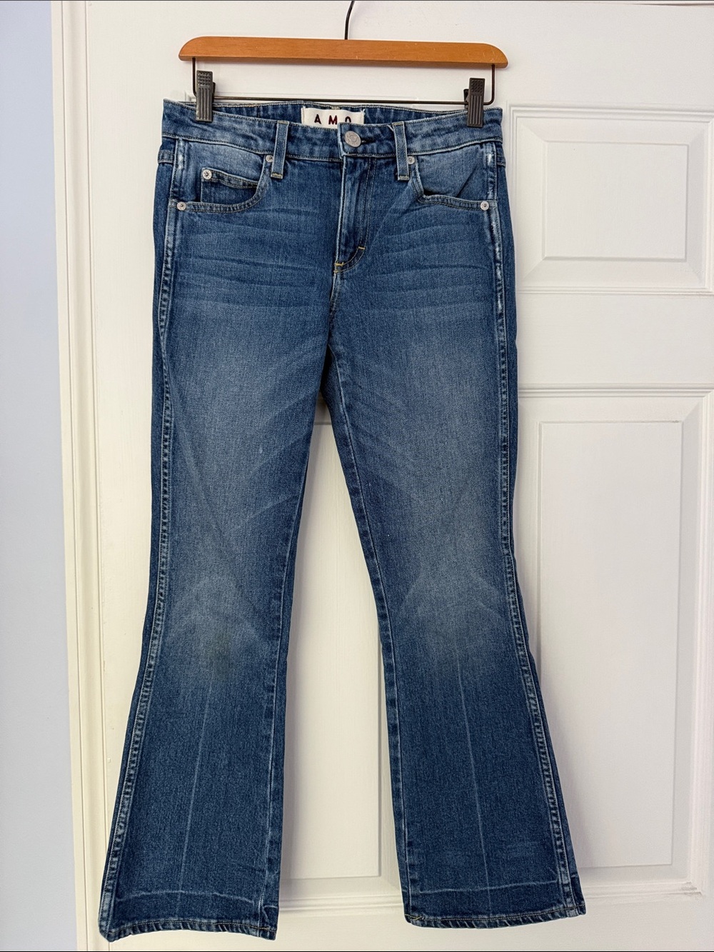 AMO High-Rise Jane Recess Women's Indigo Blue Jeans
